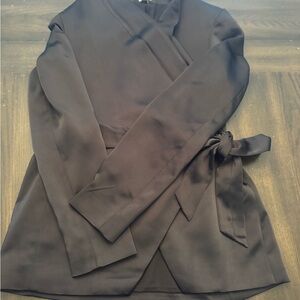 Express Elegant Black Tie Blazer